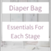 Diaper Bag, Diaper Bag Essentials, Baby essentials, Toddler essentials